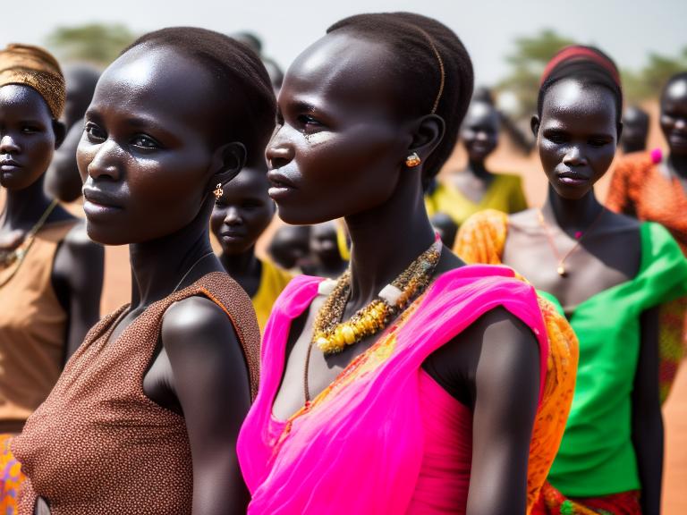 South Sudan Juba Portrait High Street women fashion