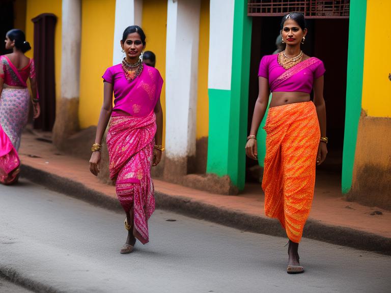 Sri Lanka Colombo Portrait High Street women fashion