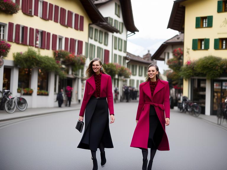 Switzerland Bern Portrait High Street women fashion