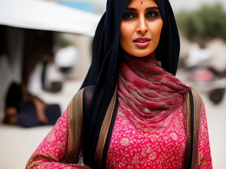 United Arab Emirates Abu Zaby (Abu Dhabi) Portrait High Street women fashion