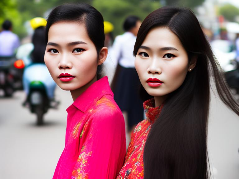 Viet Nam Hà Noi Portrait High Street women fashion