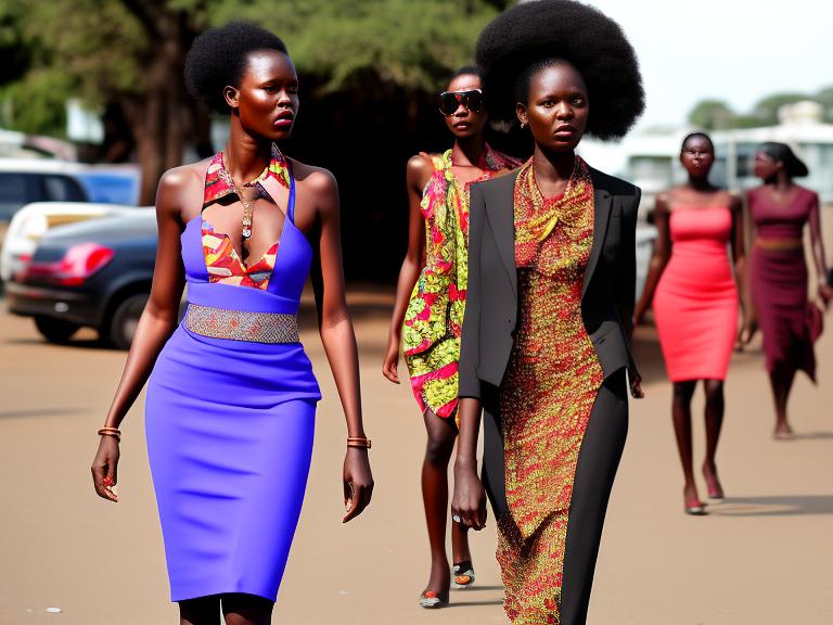 Zimbabwe Harare Portrait High Street women fashion